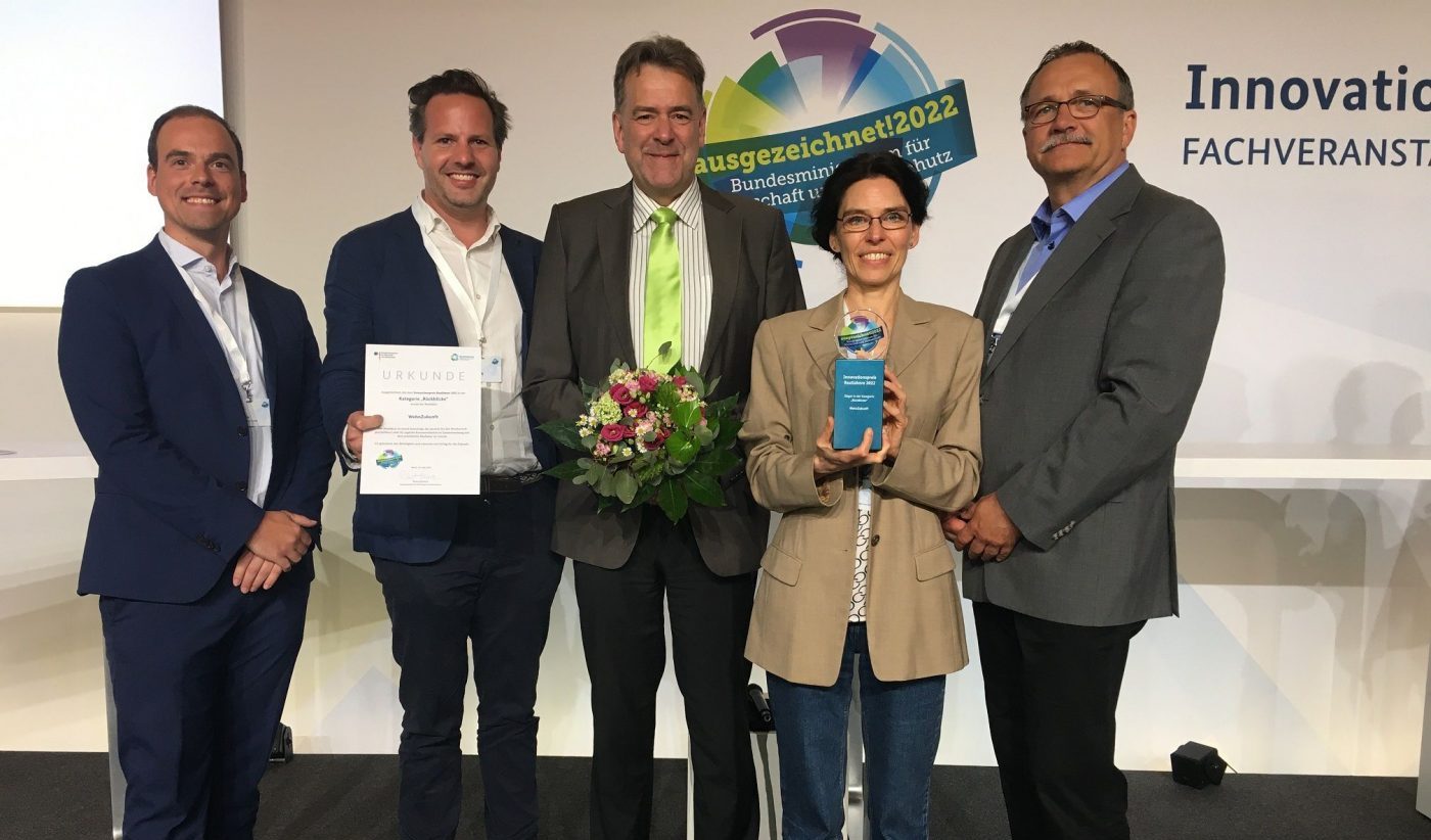 WohnZukunft mit Innovationspreis Reallabore des BMWK ausgezeichnet