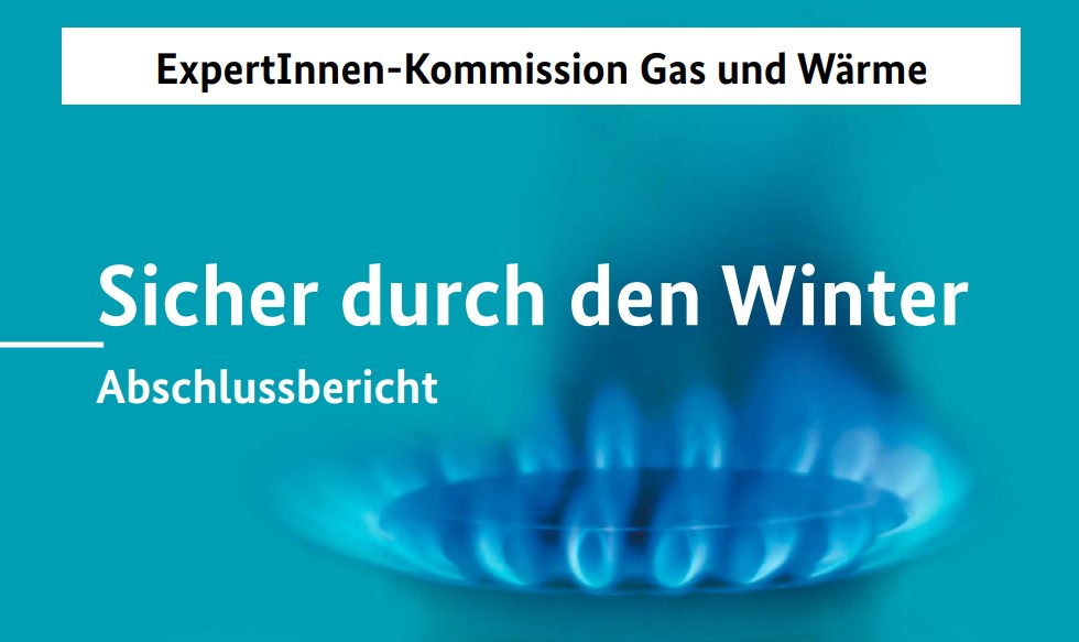 Kommission Gas und Wärme – Bericht enthält klare Forderungen