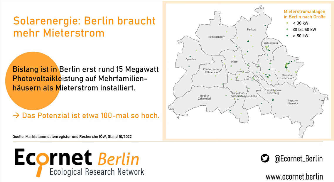 Solarziele Berlin nur mit PV-Dächern: Potentiale IÖW und Ecologic