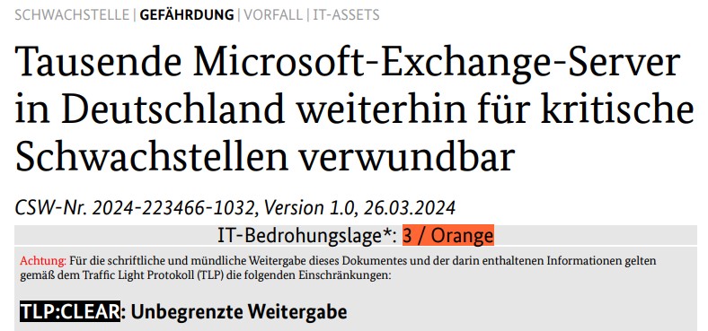Microsoft-Exchange-Server durch Schwachstellen verwundbar