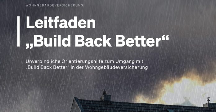 Neuer Leitfaden „Build Back Better“: für klimaresilientere Gebäude