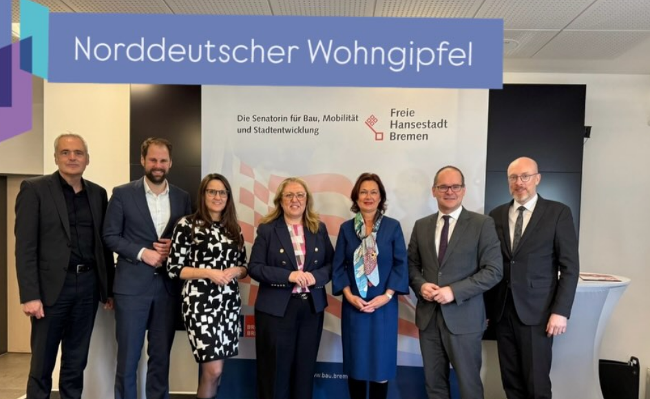 Unterzeichnung der Bremer Erklärung für mehr Tempo beim Bauen