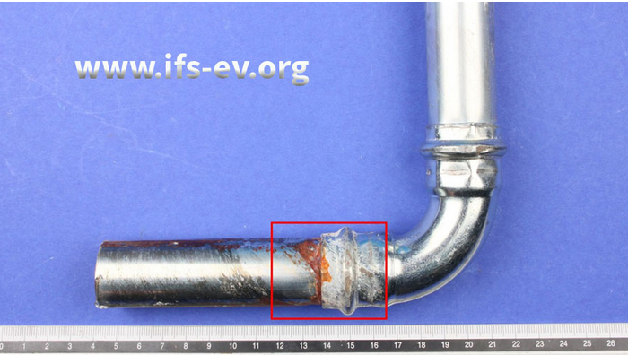 Befüllte Heizungsleitungen in der Bauphase: plötzlich kam der Frost