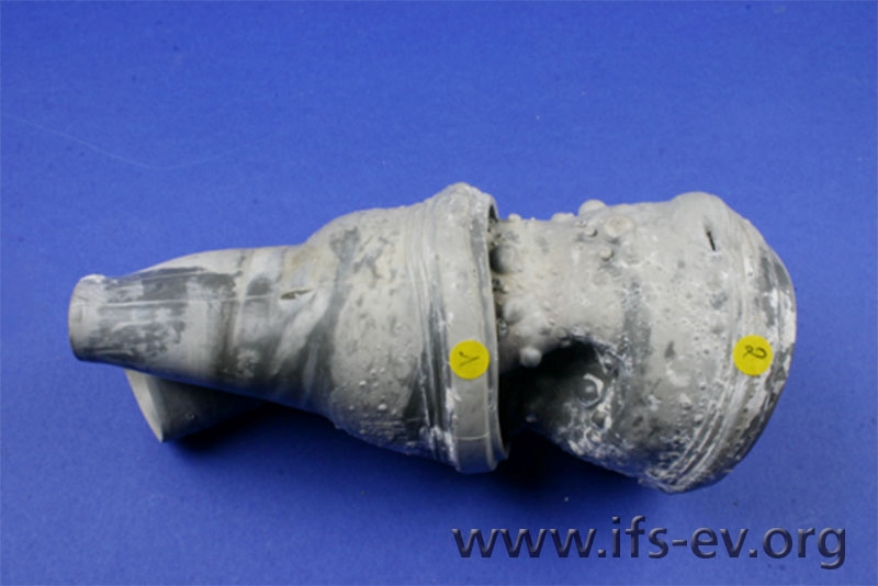 Leckage durch zu hohe Temperatur im Abwasserrohr