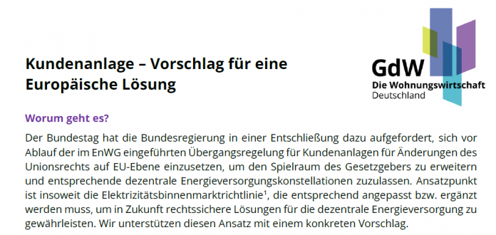 Energy Sharing gestartet – aber Hindernisse bleiben
